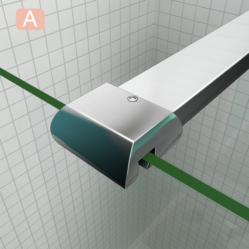 AICA porta-accessori portasciugamani adattabile box doccia in Vetro di –  AICA ITALY S.R.L.